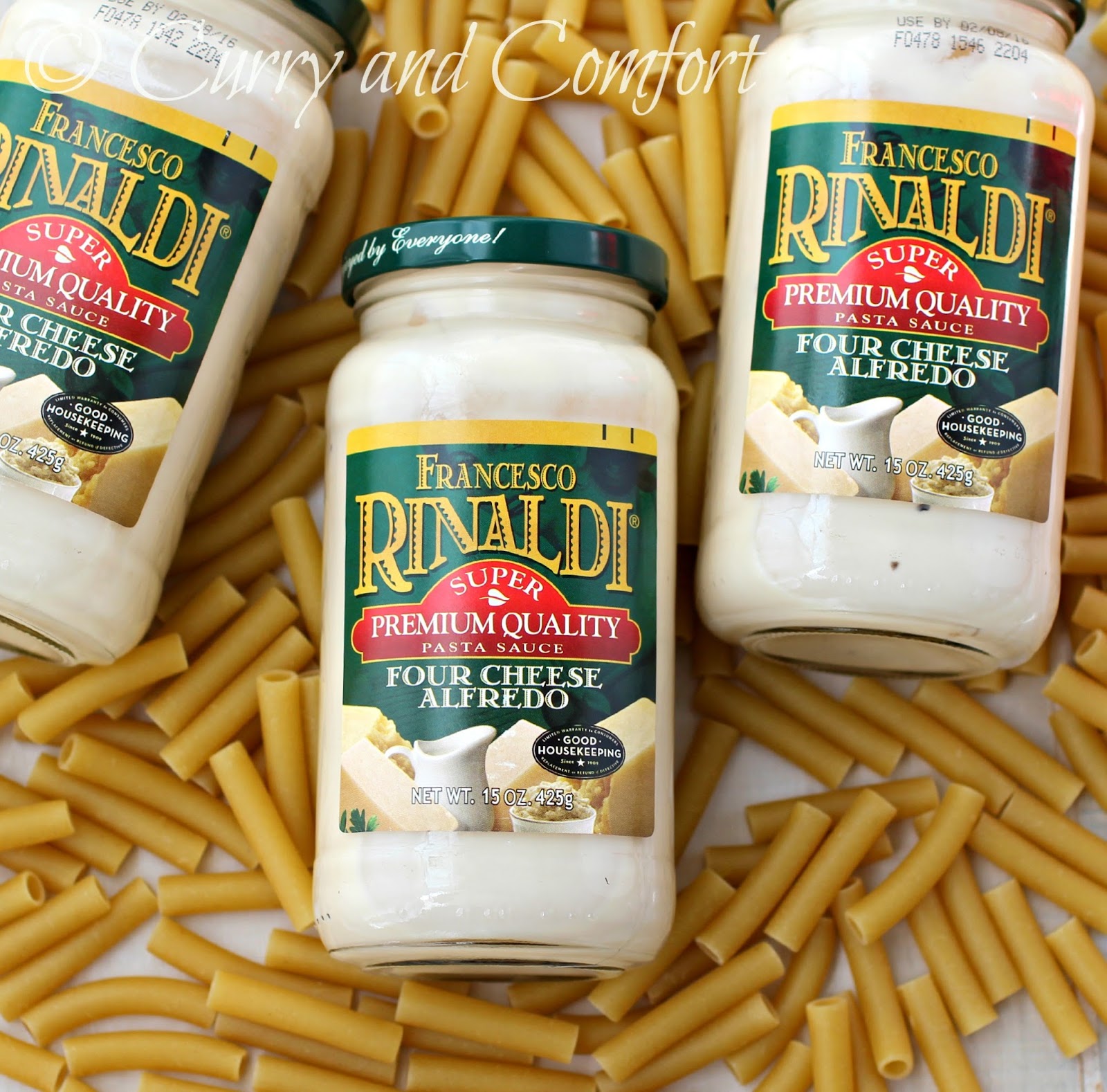 shrimp alfredo using jar sauce